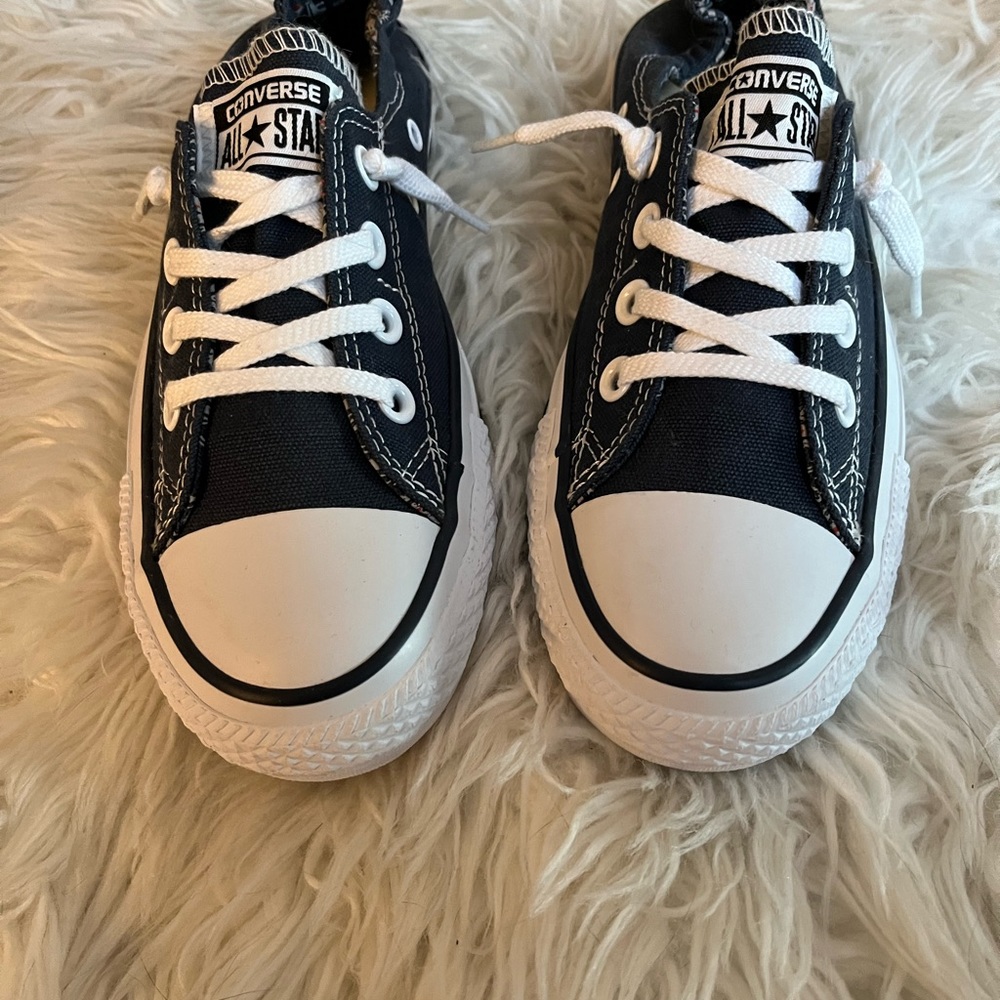 🆕 WOMEN'S CONVERSE CHUCK TAYLOR SHORELINE SNEAKERS WITH STRETCHY SCRUNCH BACK - Picture 3 of 6